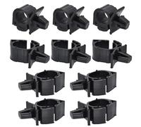 20x Auto Cablaggio di Fissaggio Percorso Fisso Clip di Ritegno Tubo Ondulato Tie Wrap Morsetto del Cavo Tubo di Olio Fascio di Linea Staffa Del Tubo Flessibile (Color : 10PCS)