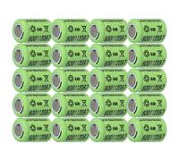 20x Batteria per 1/3AAA 150mAh 1,2V