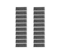 20X Bianco Lettere Francese Azerty Tastiera Sticker Cover Nera per PC Laptop