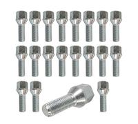 20x Bullone ruota M14x1,5 conico 60° 45mm | dimensione della chiave inglese 17mm compatibile con Seat Alhambra II 71 Alhambra II 4Drive 71 Alhambra