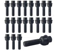 20x Bullone ruota M14x1.5 sferici 2-pezzi R14 45mm | dimensione della chiave inglese 17mm compatibile con VW ID. Buzz EB Touareg 3 4motion CR