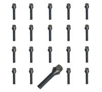 20x Bulloni ruota M12x1,5 conico 60° 45mm nero per MINI Cooper R50 Cooper R56 LC