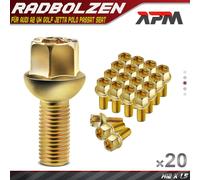 20X Bulloni Ruota Vite Per Audi A2 VW Golf Jetta Polo Passat Vento Seat Ibiza