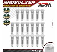 20X Bulloni Ruota Vite Per Chevrolet Camaro Opel Insignia Saab 9 Tesla Model