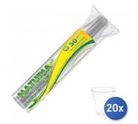 20x Bundle Aristea 50 Bicchiere 300 Cc Trasparente