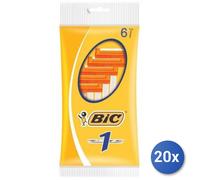 20x Bundle Bic Radi E Getta Classic 6 Pezzi 1 Lama
