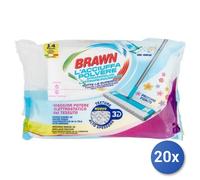 20x Bundle Brawn Panni Cattura Polvere 14Pz Profumati 22X28