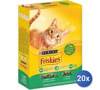 20x Bundle Friskies Gatto Scatola 400 Grammi Coniglio/Pollo