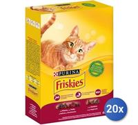 friskies 20x ADULT SECCO CON MANZO VERDURE POLLO GR.400 3010470153943