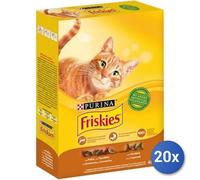 20x Bundle Friskies Gatto Scatola 400 Grammi Pollo/Tacchino/Olive