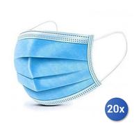 20x Bundle Mascherina Chirurgica Azzurra Tnt. 50 Pezzi