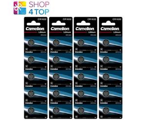 20x CAMELION CR1632 3V Batterie A Bottone A Pila A Moneta Al Litio