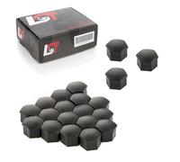 20x Cappuccio Tappi a Vite Ruota Viti per Ruote Set Nero 17 MM per Mini Custodia