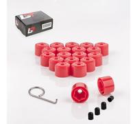 20x Cappuccio Tappi a Vite Ruota Viti per Set Rosso 17 MM Honda Telecamera