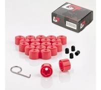 20x Cappuccio Tappi a Vite Ruota Viti Ruote Rosso 17 MM per