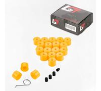 20x Cappuccio Tappo Vite Ruota Viti per Ruote Set Giallo 17 MM