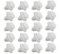 20X Car Door Panel Mounting Clips White for 206 207 1007 307