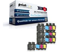 20X Cartucce Compatibili Per Brother Fax1840C LC900 Set Risparmio