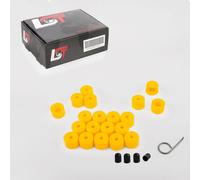 20X Cerchi Dado Coprivalvole Antifurto 17 Mm Giallo Per VW EOS FOX GOLF 5