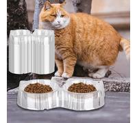 20x Ciotole Monouso Per Gatti, Facili Da Usare, Ciotole Portatili Da Viaggio Per