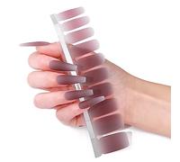 20x Copertina Piena Copertura Suggerimenti Per Unghie Manicure Auto Adesivi Manicure Creative Creative Strips Strips Impermeabili Aritti Lunga Durata Fai Da Te