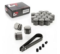 20X Copertura Tappo Dado Set Grigio 17 Mm Per MITSUBISHI