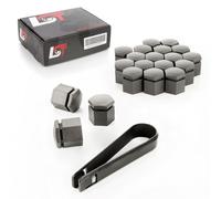 20X Copertura Tappo Dado Set Grigio 17 Mm Per MITSUBISHI