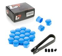 20X Coperture Delle Viti Blu 17 Mm Per VW GOLF JETTA