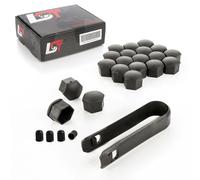 20X Coperture Delle Viti Nero Ruvide 17 Mm Per BMW X1 X3 X4 X5 X6 Z3