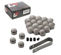 20X Coperture Delle Viti Set 17 Mm Grigio Antifurto Per FORD
