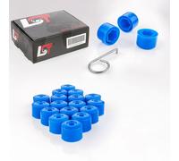 20X Coprimozzi Delle Ruote Set Di Dadi 17 Mm Blu Per TOYOTA