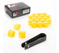 20X Coprimozzi Delle Ruote Set Di Dadi 17 Mm Giallo Per SUZUKI