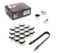 20X Coprimozzi Per AUDI A1 A3 A5 A7 A8 Set Cromato 17 Mm