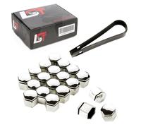 20X Coprimozzi Set 19 Mm Cromato Per Audi Q2 Q3 Q5 Q7