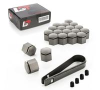 20X Coprimozzi Set Di Dadi Di Ruota 19 Mm Grigio Per BMW Serie 2 3