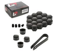 20X Coprimozzo Delle Ruote Dadi Di Sicurezza 17 Mm Nero Per BMW X3 X5