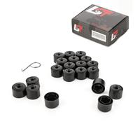 20X Coprimozzo Delle Ruote Dadi Di Sicurezza Set 17 Mm Nero Per DACIA