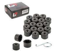 20X Coprimozzo Delle Ruote Dadi Di Sicurezza Set 17 Mm Nero Per MINI
