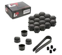 20X Coprimozzo Delle Ruote Dadi Di Sicurezza Set 17Mm Nero Per SUZUKI