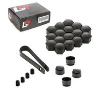 20X Coprimozzo Delle Ruote Dadi Di Sicurezza Set 17Mm Nero Per TOYOTA