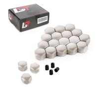 20X Coprimozzo Delle Viti Set Di Dadi 16 Mm Grigio Chiaro Per LEXUS