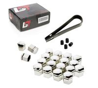 20X Coprimozzo Delle Viti Set Di Dadi 17 Mm Cromato Per SAAB
