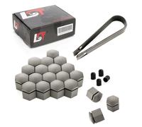 20X Coprimozzo Set 19 Mm Grigio Per Audi Q2 Q3 Q5 Q7