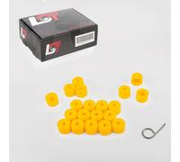 20X Coprivalvole Set Di Sicurezza Giallo 17 Mm Per VW EOS 1F FOX 5Z GOLF V 5