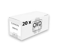 20X CRG712, 1870B002 - Toner nero compatibile con Canon LBP-3010, LBP-3100, LBP-3018
