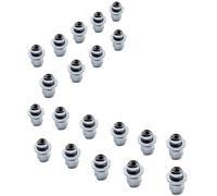 20x Dadi Delle Ruote In Lega for Jaguar X-Type X400 CF1 QQ6 01-2009 M12 x 1.5