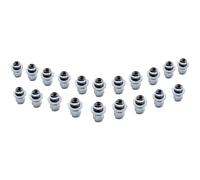 20x Dadi Delle Ruote In Lega for Jaguar X-Type X400 CF1 QQ6 01-2009 M12 x 1.5