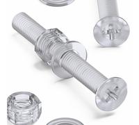20x Dadi e bulloni Svasati a Croce, M5x 40mm,Vite a testa svasata