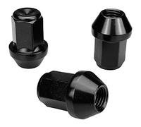 20x dadi ruota nero I M14 x 1,5 x 34 I cono per cerchi in alluminio I diametro D=24mm I SW 19mm