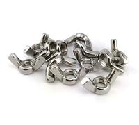 20x Dado ad Alette Galletto DIN 315 Acciaio Inox M8